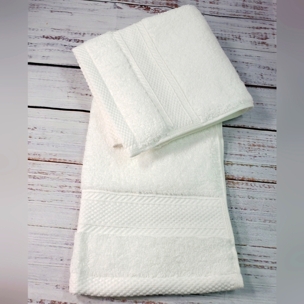 Set of 12 Hotel Face Towels 13×13 %100 Cotton